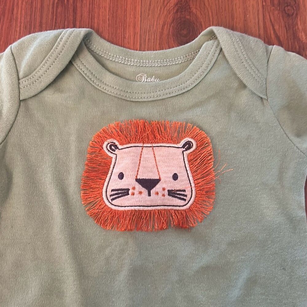 NWT baby essentials one piece lion green six months - Picture 2 of 4